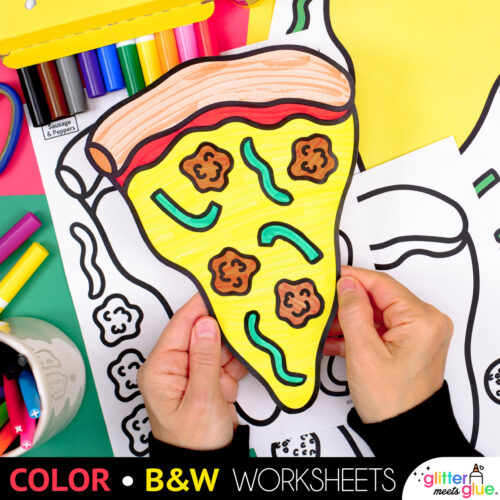 pizza paper craft