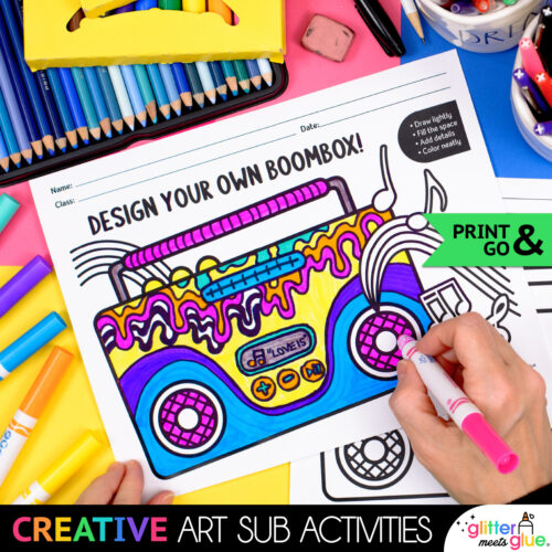 create your own art worksheets