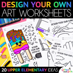 design you own elementary art worksheets