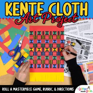 kente cloth weaving project for black history month