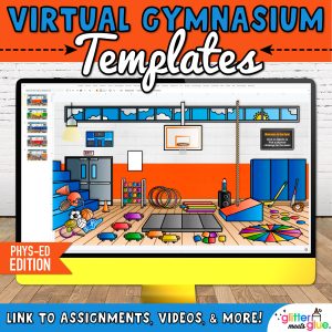 virtual gymnasium template for elementary physical education