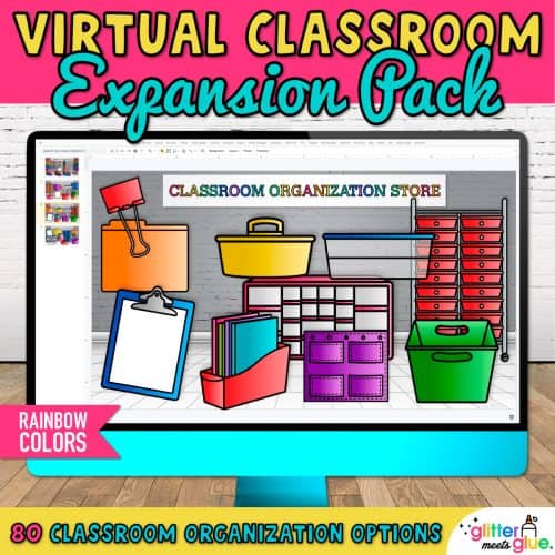 virtual classroom organization office supplies