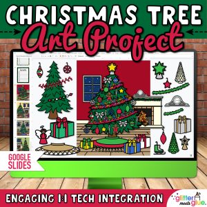 digital build a christmas tree project on google slides