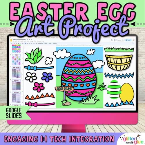 digital easter egg craft