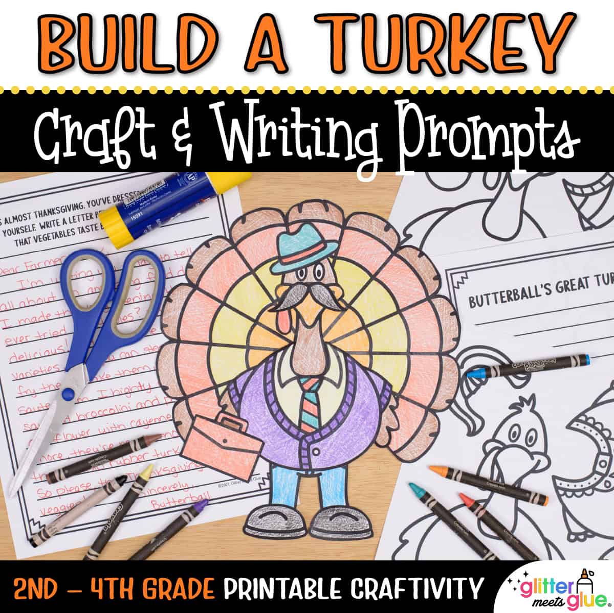 –　Turkey　Thanksgiving　Coloring　Craft　Classroom　Crafts