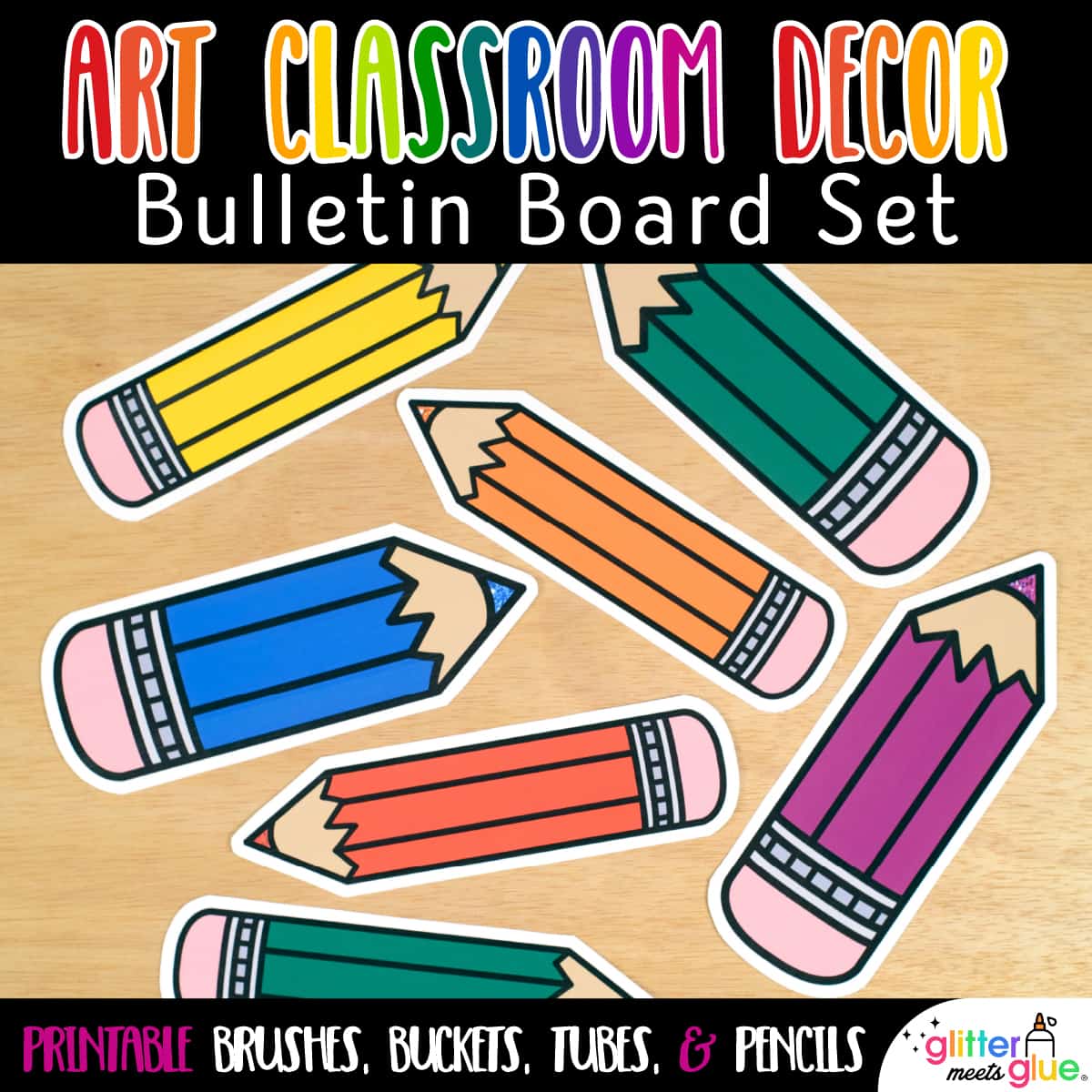 Art Classroom Decor Printables – Elementary Art Bulletin Boards